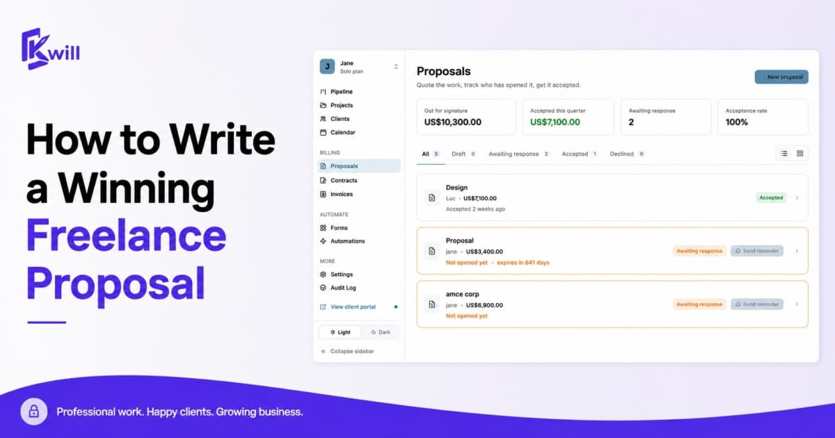 How to Write a Winning Freelance Proposal