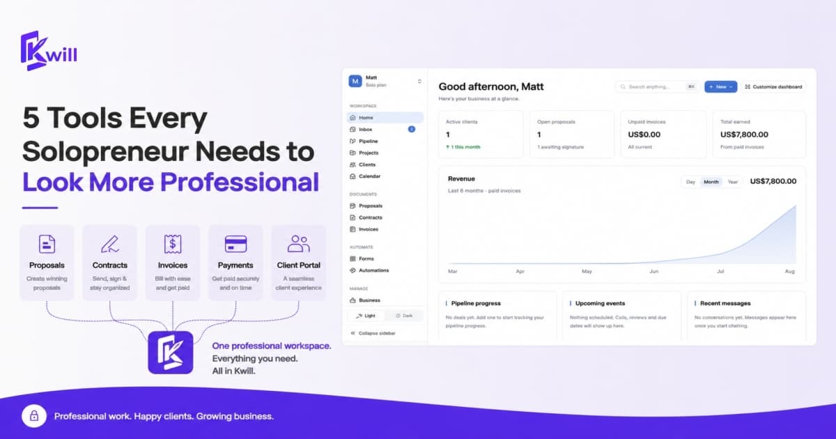 5 Tools Every Solopreneur Needs to Look More Professional